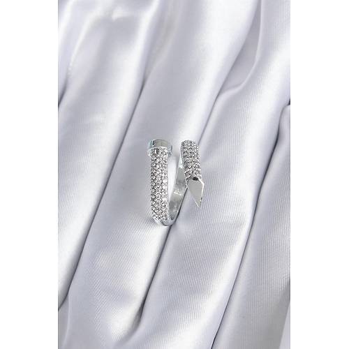 Pirin� G�m�� Renk Zirkon Ta�l� �ivi Model Kad�n Y�z�k