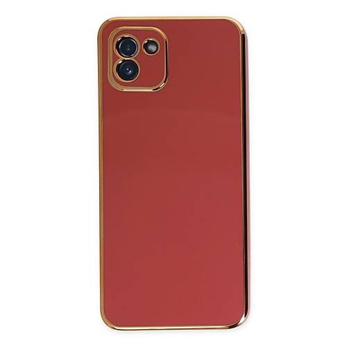 Galaxy A03 K�l�f Volet Silikon - K�rm�z�