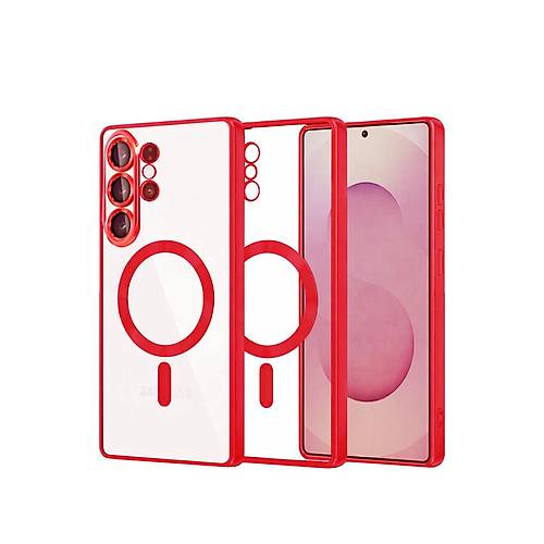 Galaxy S26 Ultra Kross Magneticsafe Kapak - K�rm�z�
