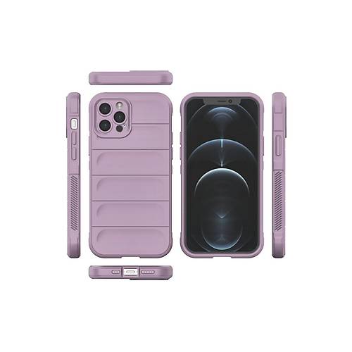 iPhone 12 Pro K�l�f Optimum Silikon - Mor