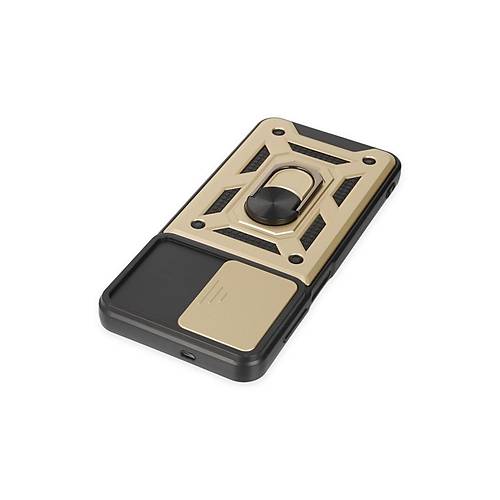 Galaxy A04S K�l�f Pars Lens Y�z�kl� Silikon - Gold