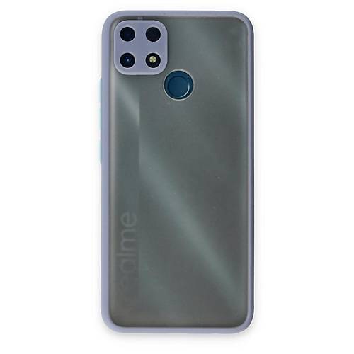 Realme C25 K�l�f Montreal Silikon Kapak - Gri