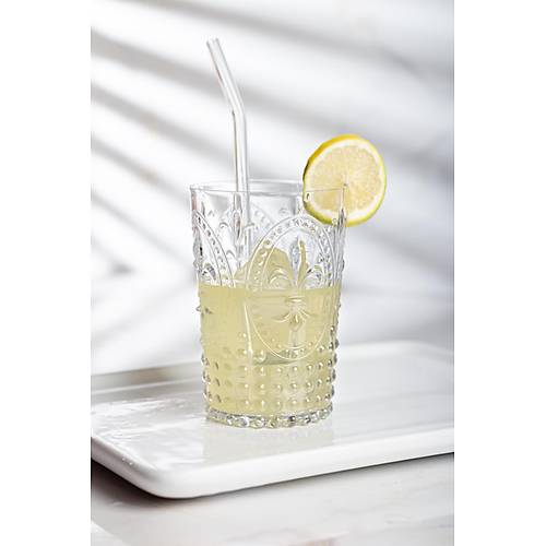 Akrilik �effaf Tekli K�sa Bardak & Su Me�rubat Kahve Yan� Barda�� 400 ml ( Cam De�ildir )