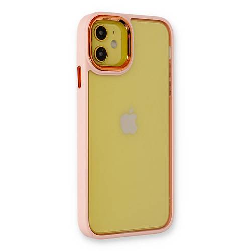iPhone 12 K�l�f Dora Kapak - Pudra