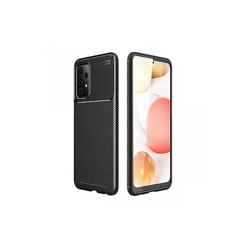 Galaxy A72 K�l�f Auto Focus Karbon Kapak - Siyah
