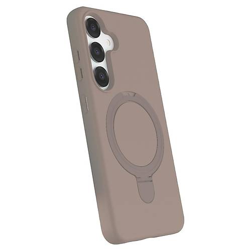 Galaxy S25 Regal Magsafe Standl� Kapak - ��l Titanyum