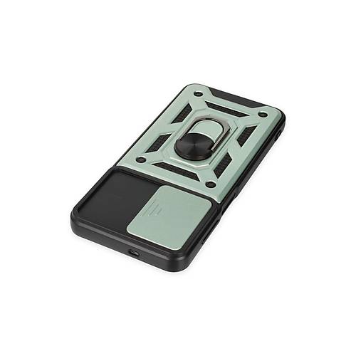 Galaxy A04S K�l�f Pars Lens Y�z�kl� Silikon - Ye�il
