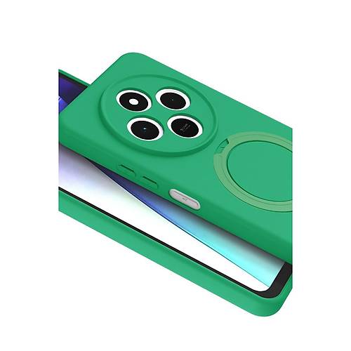 Redmi 14C Regal Magsafe Standl� Kapak - Ye�il