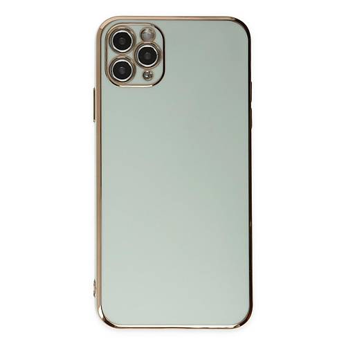 iPhone 11 Pro Max K�l�f Volet Silikon - A��k Ye�il