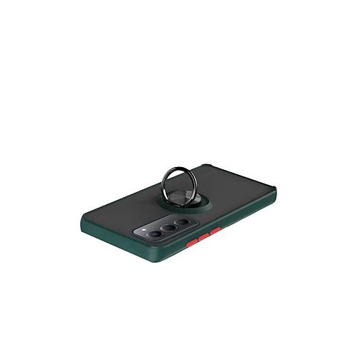 Redmi 15 4G Montreal Y�z�kl� Silikon Kapak - Ye�il