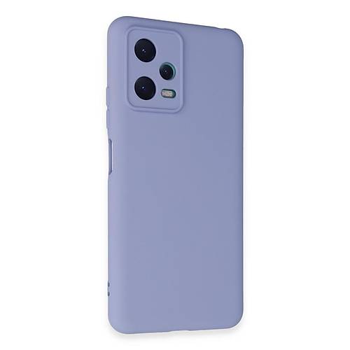 Redmi Note 12 5G K�l�f Nano i�i Kadife Silikon - Lila