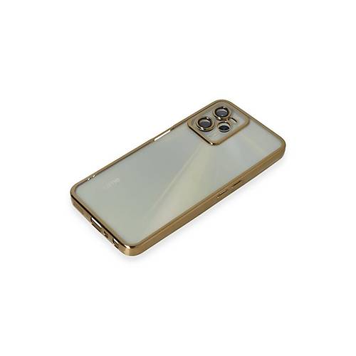 Realme C35 K�l�f Razer Lensli Silikon - Gold