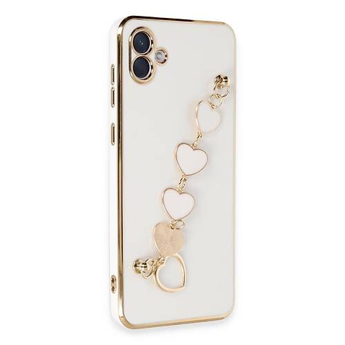 Galaxy A04E K�l�f Esila Silikon - Beyaz