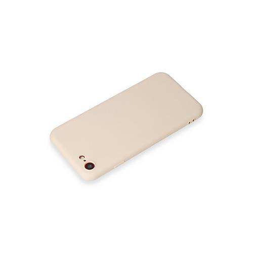 iPhone 7 K�l�f First Silikon - Krem