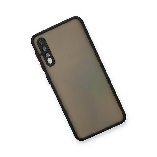 Galaxy A30S K�l�f Montreal Silikon Kapak - Siyah