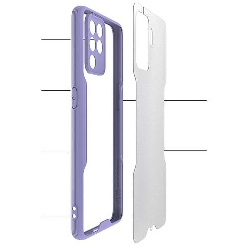 Reno 5 Lite K�l�f Platin Silikon - Sar�