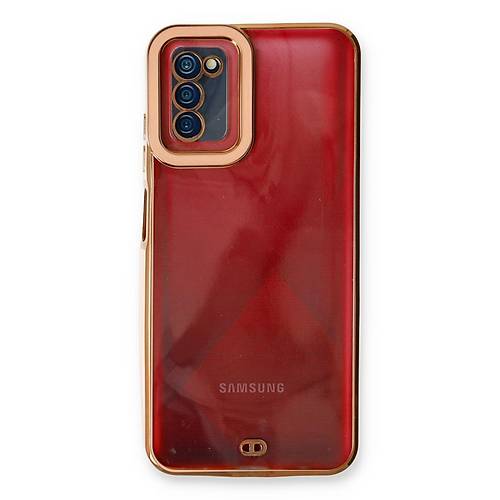 Galaxy A03S K�l�f Liva Lens Silikon - Rose