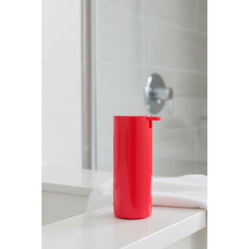 Soft Pembe �effaf Akrilik S�v� Sabunluk 250 ml