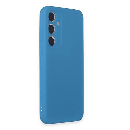 Galaxy A15 4G K�l�f First Silikon - Mavi