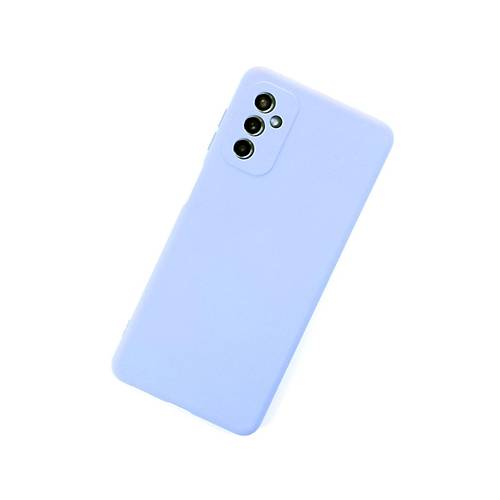 Galaxy M52 5G K�l�f Nano i�i Kadife Silikon - Lila