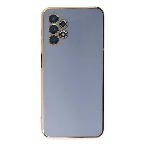 Galaxy A13 4G K�l�f Volet Silikon - Mavi