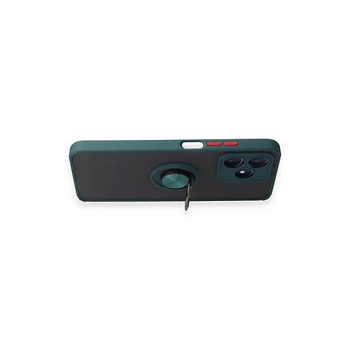 Realme C53 K�l�f Montreal Y�z�kl� Silikon Kapak - Ye�il