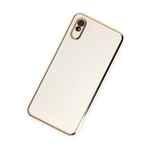 Redmi 9A K�l�f Volet Silikon - Beyaz