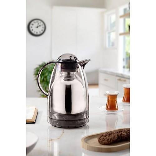 1.5 LT Is� Yal�t�ml� �ay Ve So�uk Su Termosu F�me (12 Saat S�cak Tutar& ��i Camd�r)