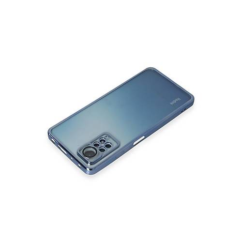 Redmi Note 11 Pro K�l�f Razer Lensli Silikon - A��k Mavi