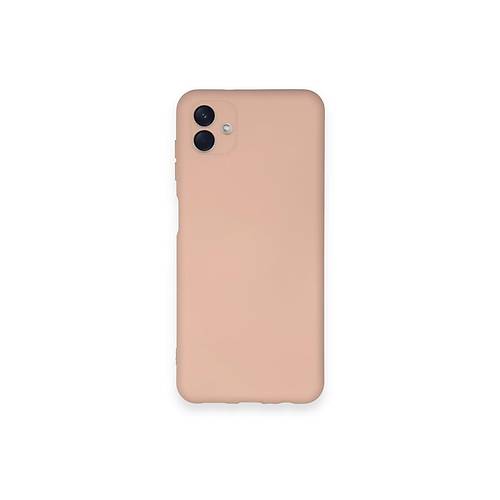 Galaxy A04 K�l�f Nano i�i Kadife Silikon - Pudra