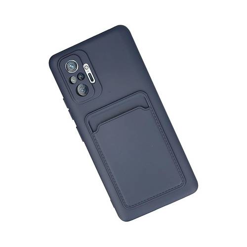 Redmi Note 10 Pro K�l�f Kelvin Kartvizitli Silikon - Lacivert