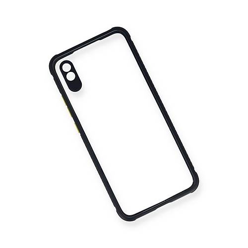 Redmi 9A K�l�f Miami �effaf Silikon - Lacivert