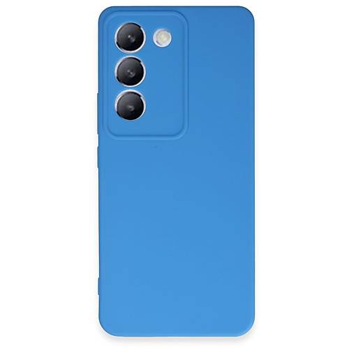 V30 Lite 4G K�l�f First Silikon - Mavi