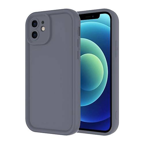iPhone 11 K�l�f Viera Silikon - Gri