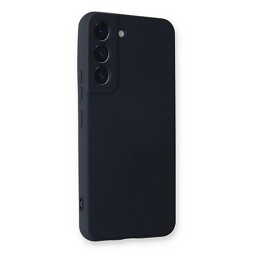 Galaxy S22 Plus K�l�f Nano i�i Kadife Silikon - Lacivert