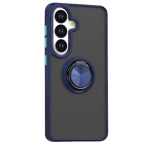 Galaxy S26 Montreal Y�z�kl� Silikon Kapak - Lacivert