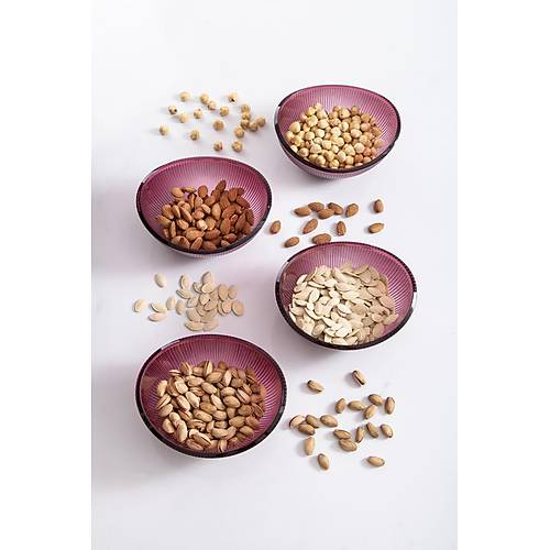 Akrilik Barok M�rd�m Oval 4'l� K���k Kase Seti & �erezlik & Sunumluk & �kraml�k(Cam De�ildir)