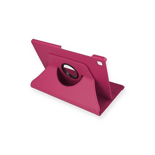 Galaxy P610 Tab S6 Lite 10.4 K�l�f 360 Tablet Deri K�l�f - Pembe
