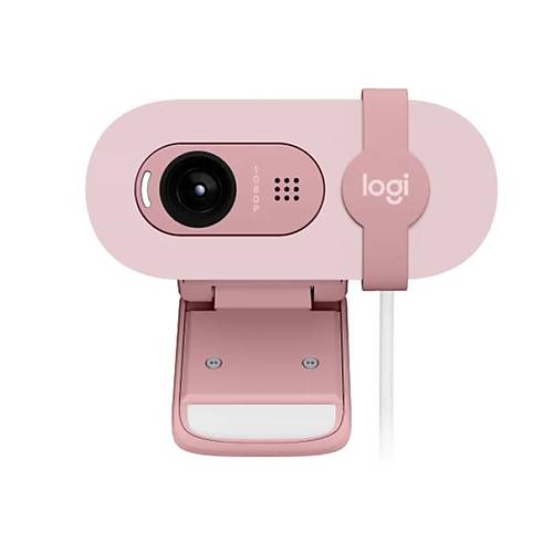 LOGITECH BRIO 100 FULL HD 1080P M�KROFONLU WEB KAMERA PEMBE 960-001623
