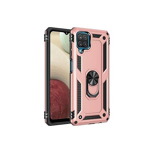 Galaxy A22 K�l�f Sofya Y�z�kl� Silikon Kapak - Rose