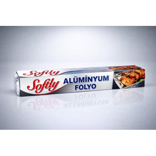 Softy Al�minyum Folyo 3,5 Metre Mutfak Folyosu Is�ya Dayan�kl� G�da Saklama ve F�r�n Folyosu 1 Adet