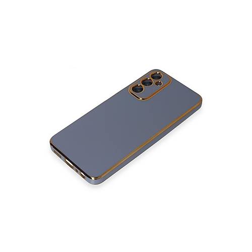 Galaxy A05S K�l�f Volet Silikon - Mavi