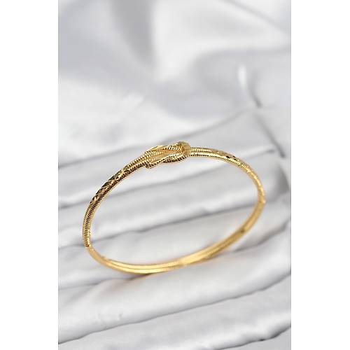 Pirin� Gold Renk D���m Model Kad�n Kelep�e Bileklik