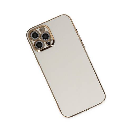 iPhone 12 Pro K�l�f Volet Silikon - Beyaz