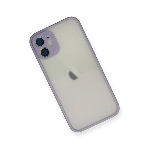 iPhone 11 Pro Max K�l�f Montreal Silikon Kapak - Mor