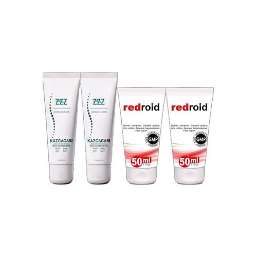 Kaz Gagas� 100 ml Rahatlat�c� Kremi 2 Adet Redroid Rahatlat�c� 50 ml 2 Adet