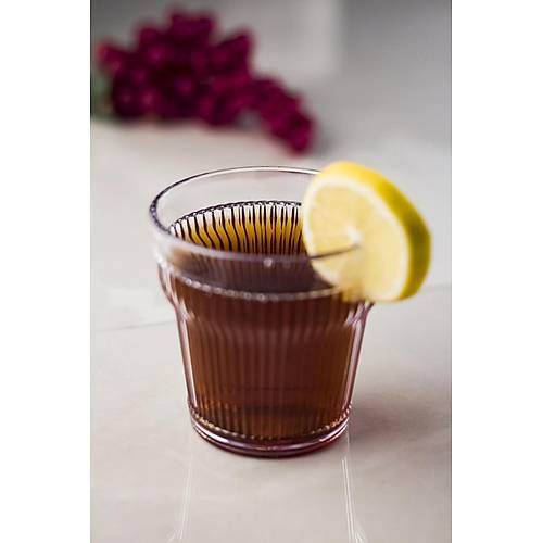 Akrilik �effaf 6'l� K�sa Bardak & Su Me�rubat Kahve Yan� Barda�� 300 ml ( Cam De�ildir )