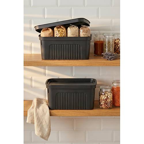 F�me 2'Li 8 LT �nit Saklama Kutusu & �ok Ama�l� Mutfak Ve Kiler D�zenleyici Organizer
