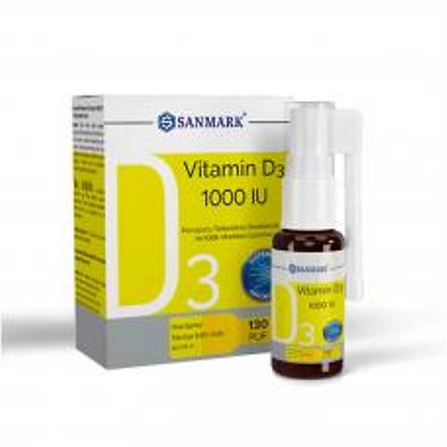 Sanmark Vitamin D3 1000 IU Sprey 20 Ml