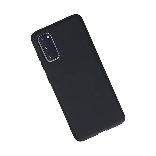 Galaxy S20 K�l�f Nano i�i Kadife Silikon - Lacivert